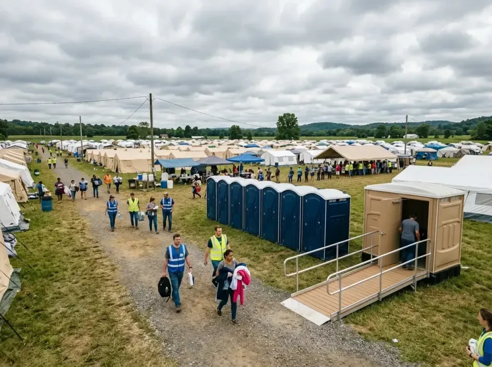 disaster-relief-camp-restrooms-010 — frequently asked questions, Dumpster & Portable Bathrooms Rental in Delavan Lake, WI
